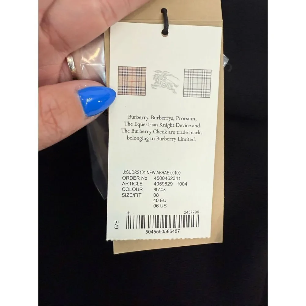 NWT Burberry London Designer Shift Dress